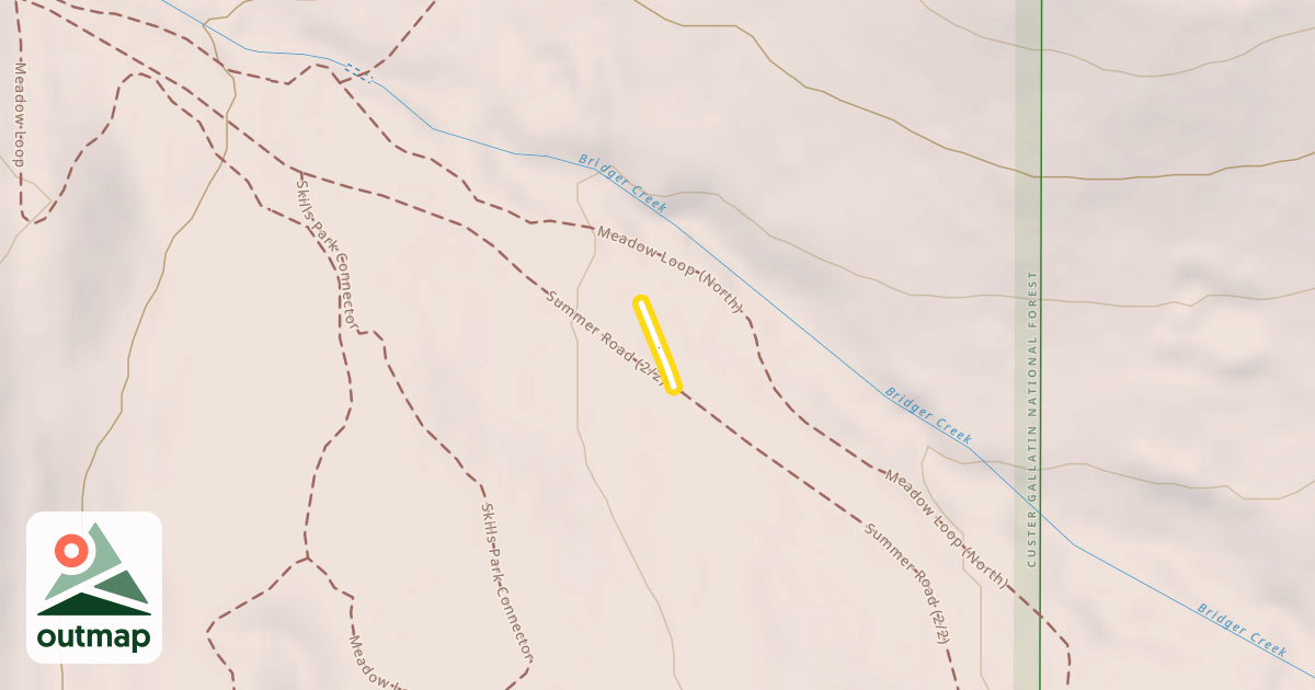 Map of Meadow Loop