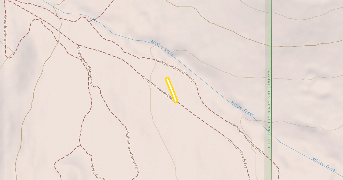 Map preview of Meadow Loop