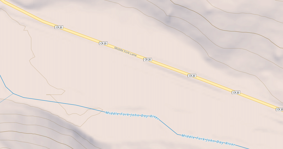 Map preview of MIDDLE FORK CG MRS