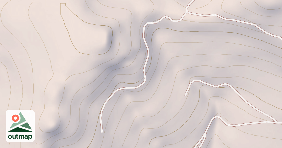Map of GARNETS SPUR