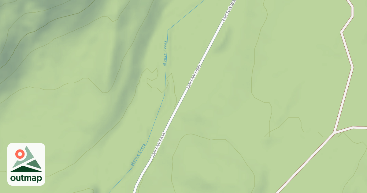 Map of (FDR) EAST FORK BITTERROOT