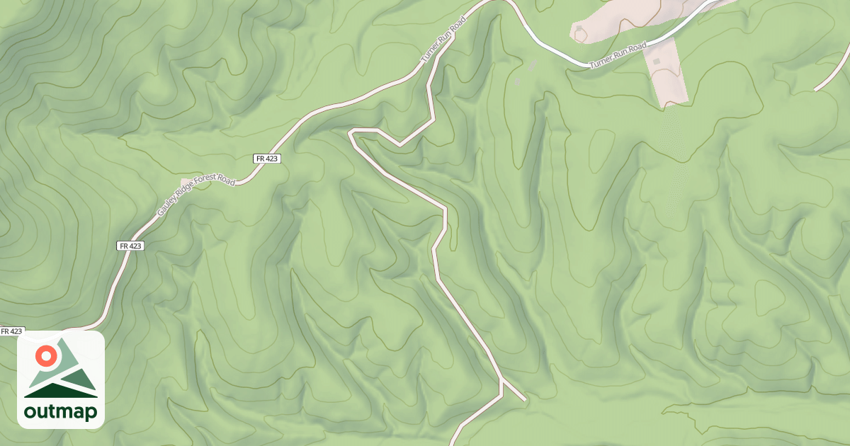 Map of TURNER RUN
