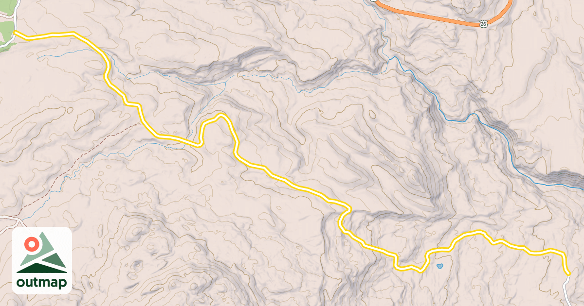 Map of Pelham Lake ATV Trail