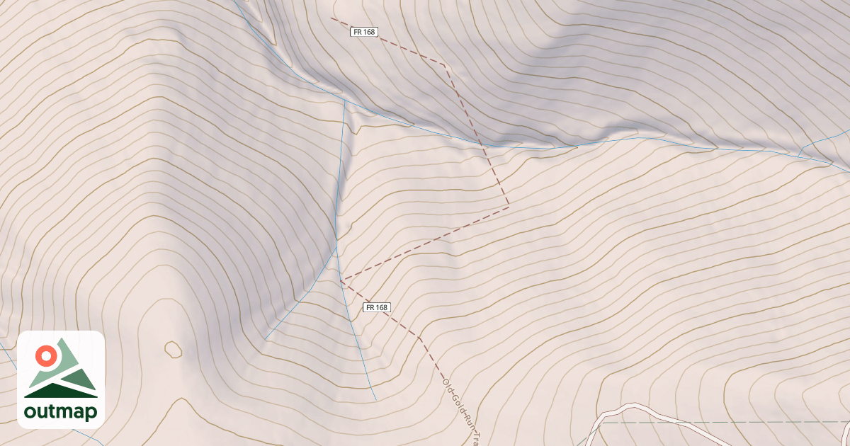Map of Old Gold Run