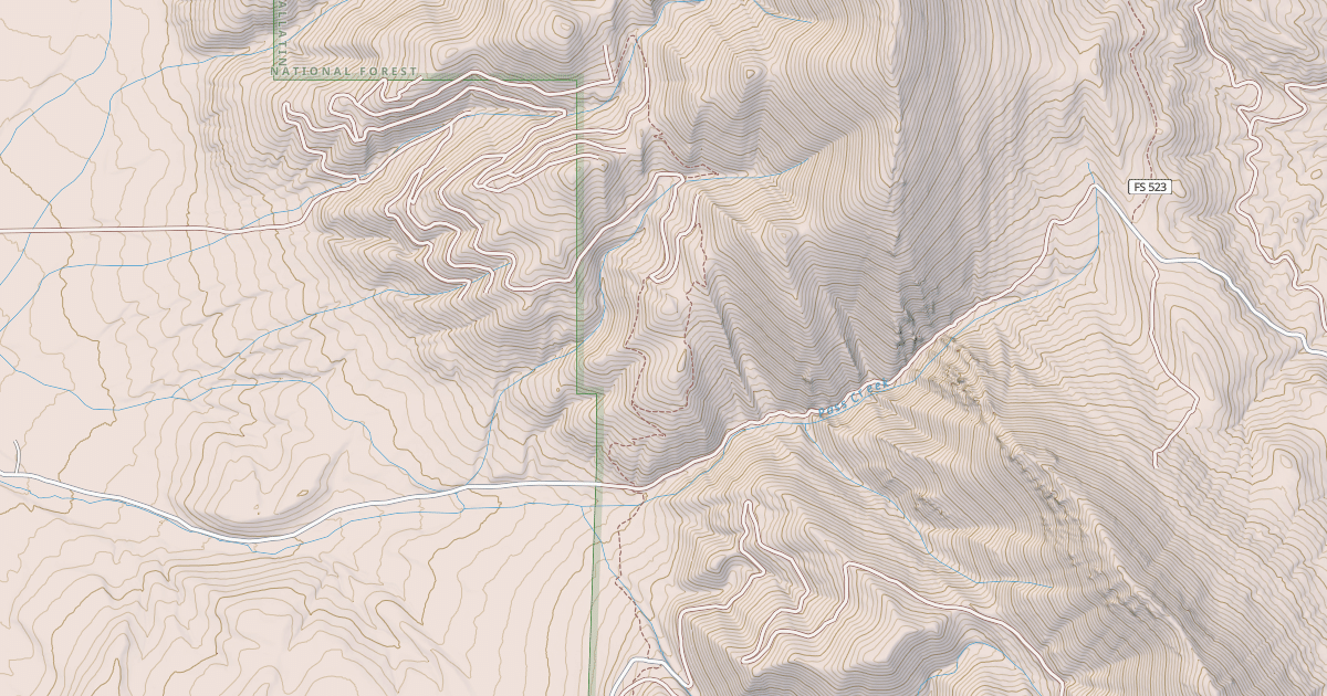 Map preview of Felix Canyon