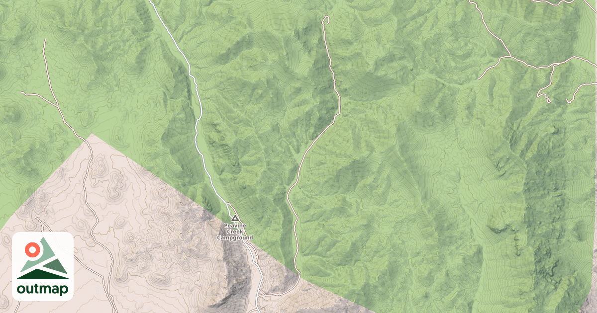 Map of HORSE CANYON