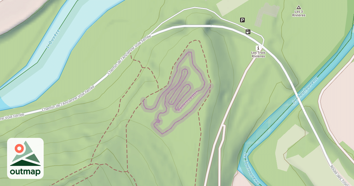 Map of Rollercoaster