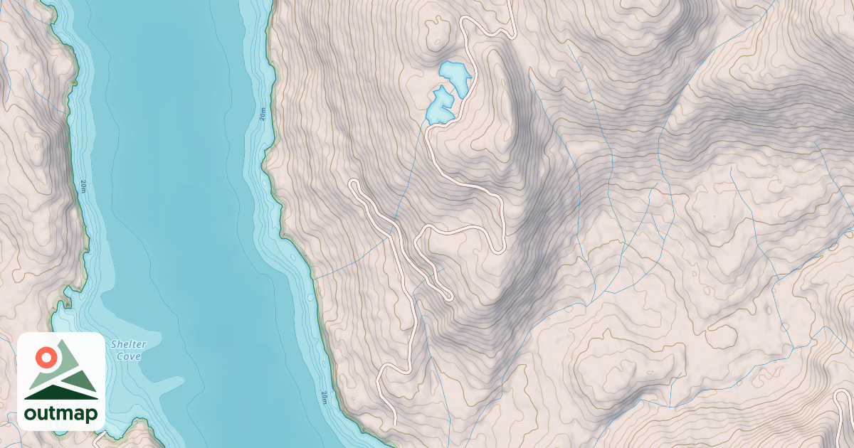 Map of TWIN LAKES