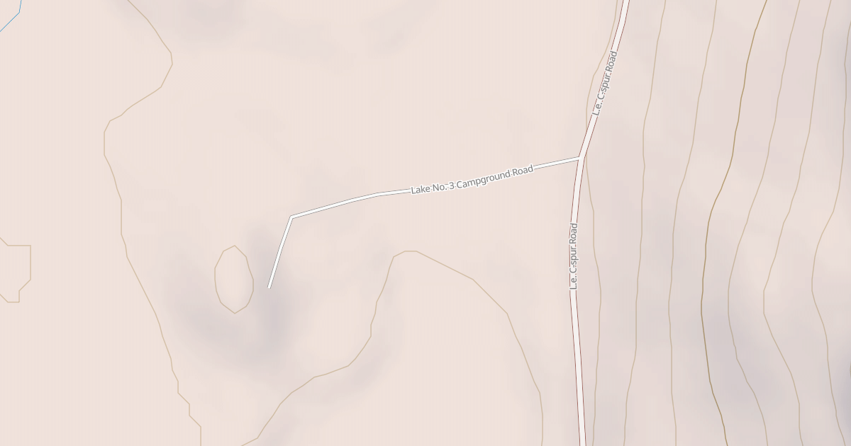 Map preview of LAKE NO. 3 CAMPGROUND