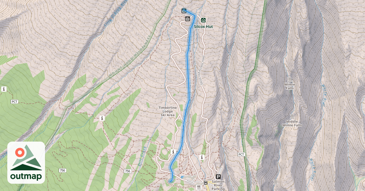 Map of Gordo's Mile