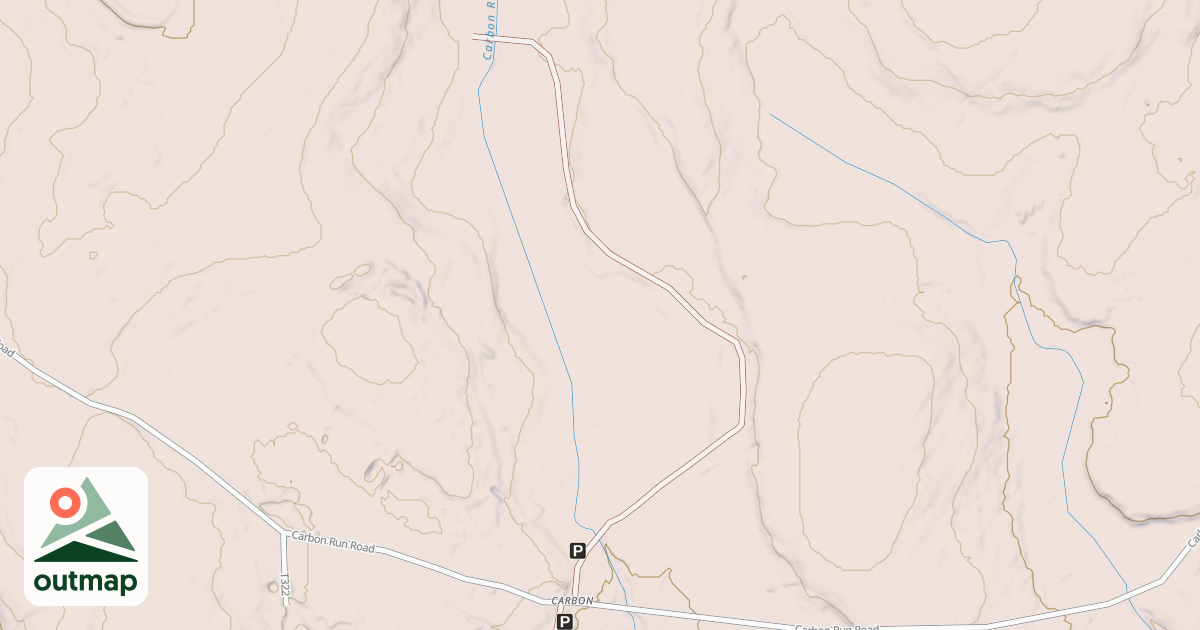 Map of Mud Pond