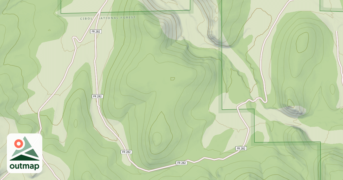 Map of USFS National Forest System Roads {2F8A3C2F-F89C-4A77-8041-52BE43B54E2C}