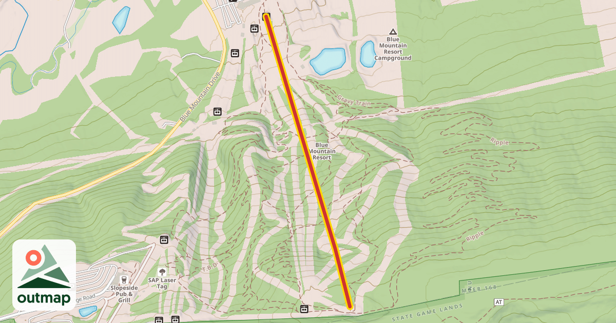 Map of Comet Quad