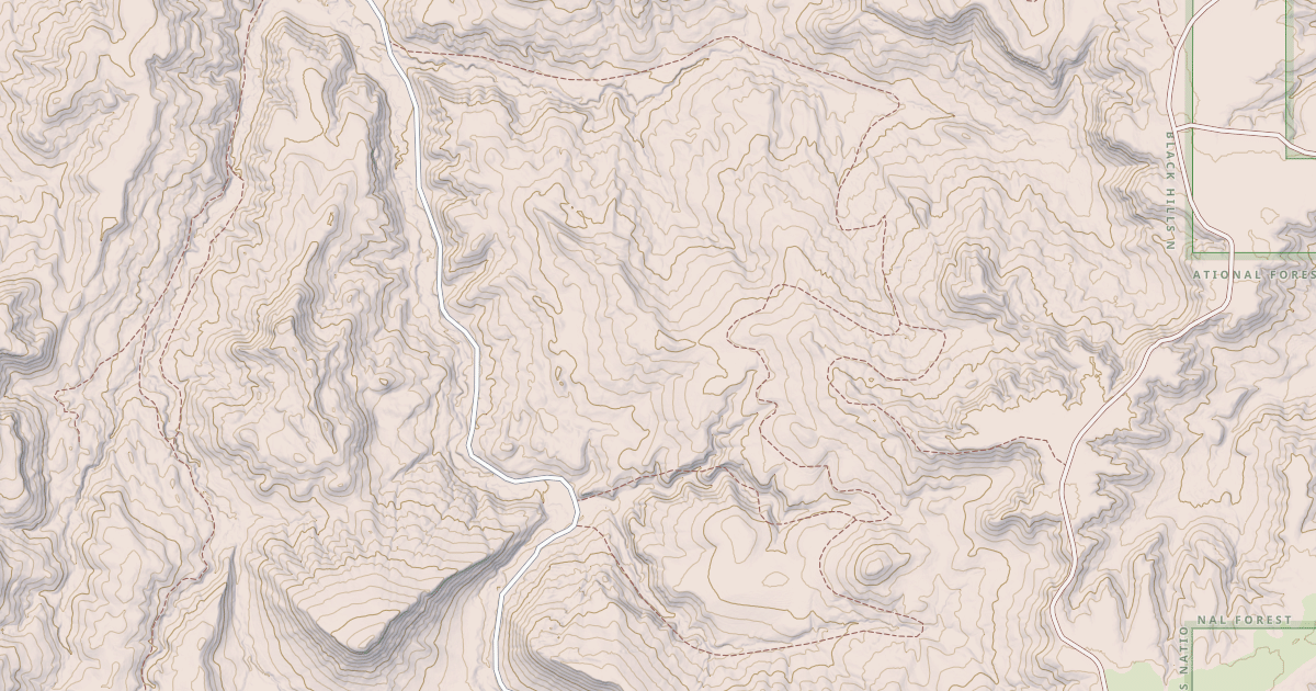 Map preview of USFS Motor Vehicle Use Map Trails 8680
