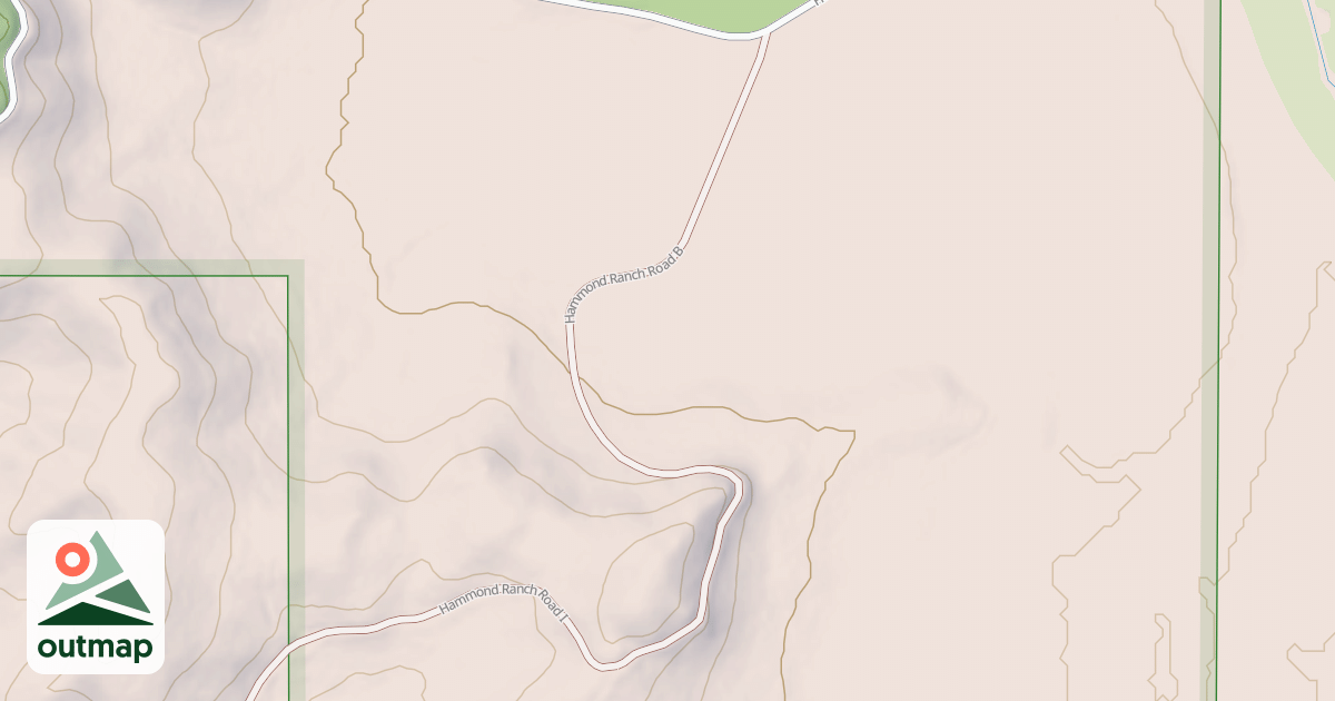 Map of HAMMOND RANCH B