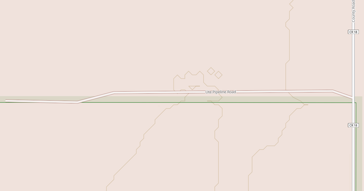 Map preview of UTE PIPELINE