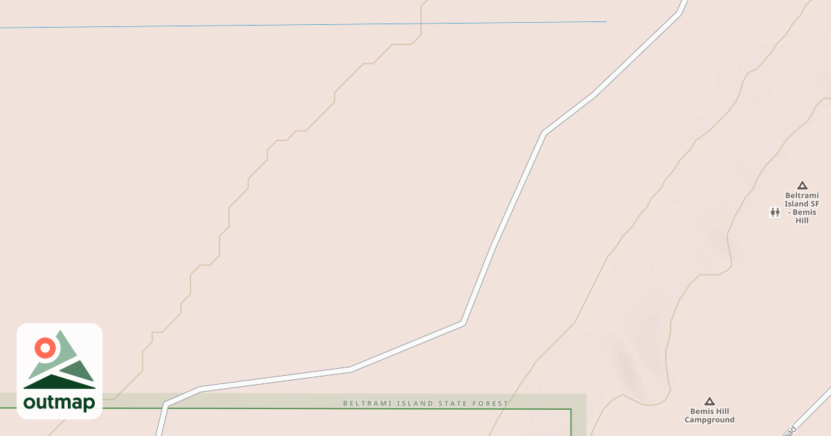 Map of Bemis Hill Trails