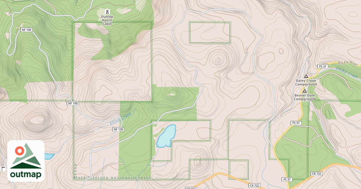 Map of Iron Springs Snomo