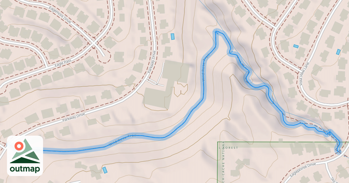 Map of Wild Rick Trail