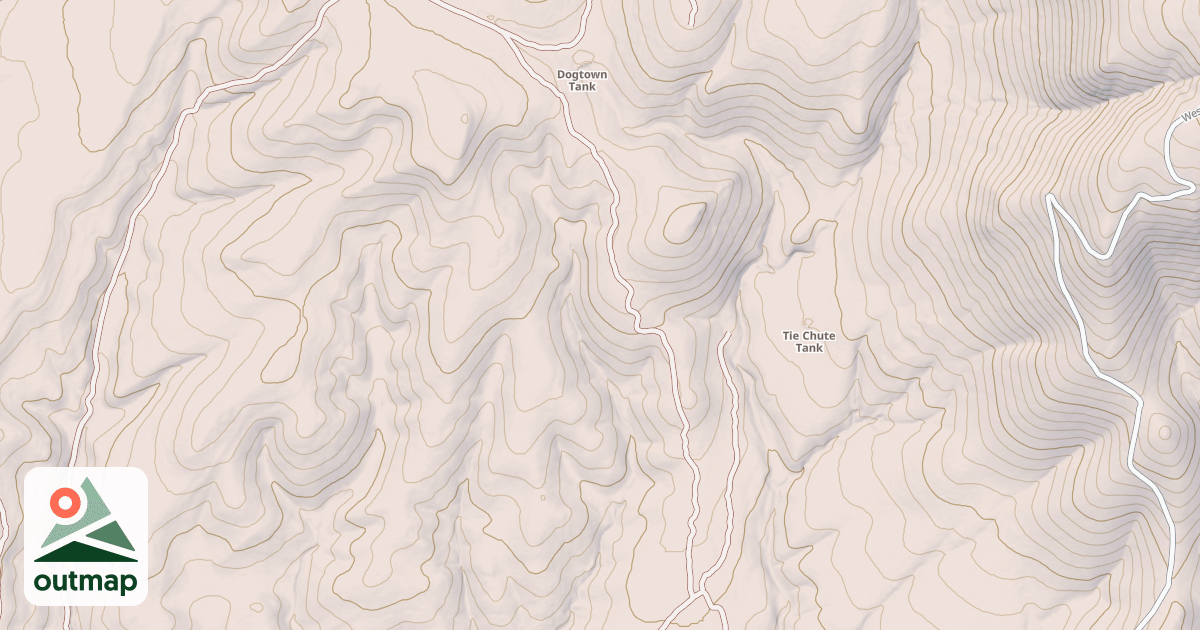 Map of USFS National Forest System Roads {6F8103FA-339D-4A95-8741-7095DBD94499}