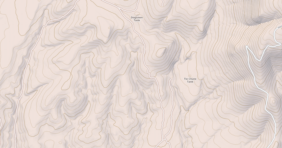 Map preview of USFS National Forest System Roads {6F8103FA-339D-4A95-8741-7095DBD94499}