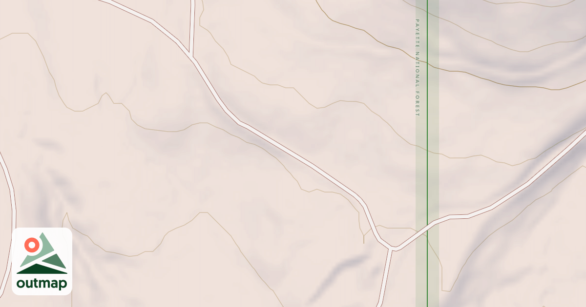Map of BOULDER CREEK