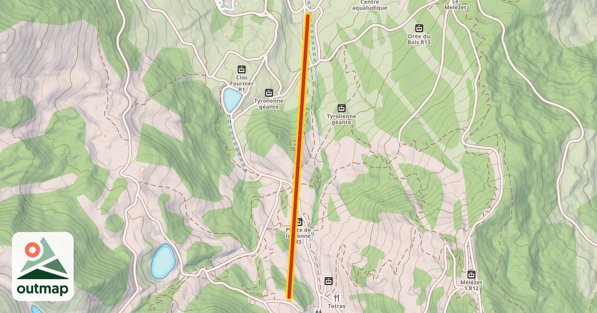 Map of Clos du Vallon R2