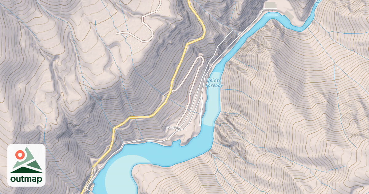 Map of BUTT-GANSNER SPUR