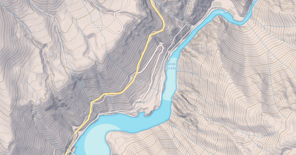 Map preview of BUTT-GANSNER SPUR