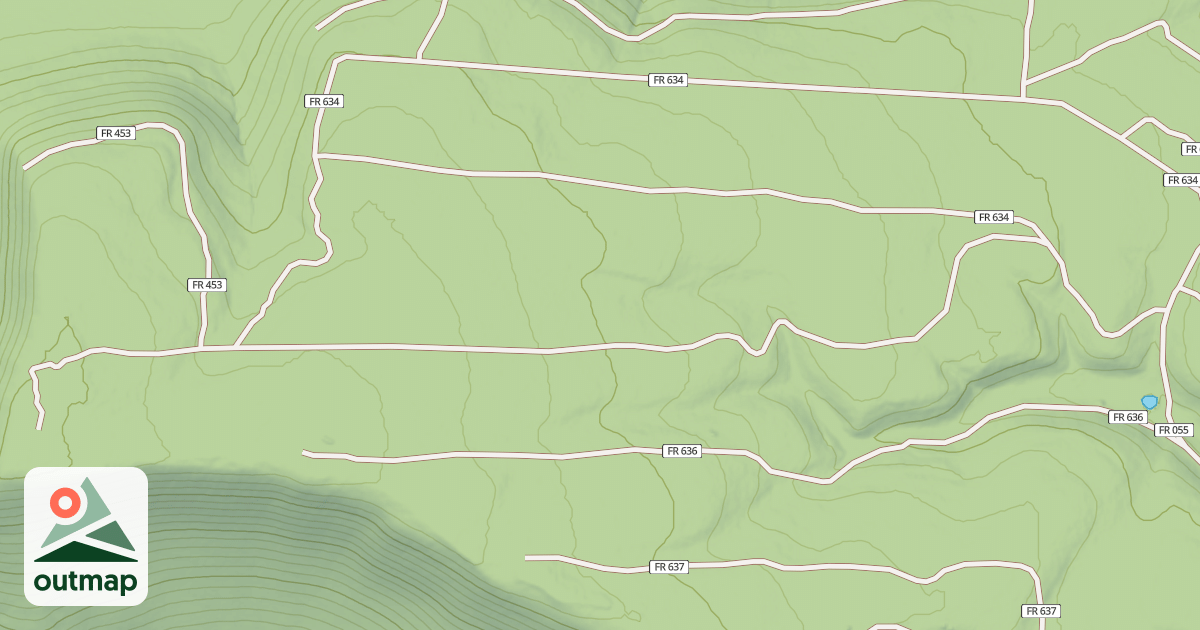 Map of USFS National Forest System Roads {AF84A7B0-273E-4A1F-B95E-9CBBA427DC25}