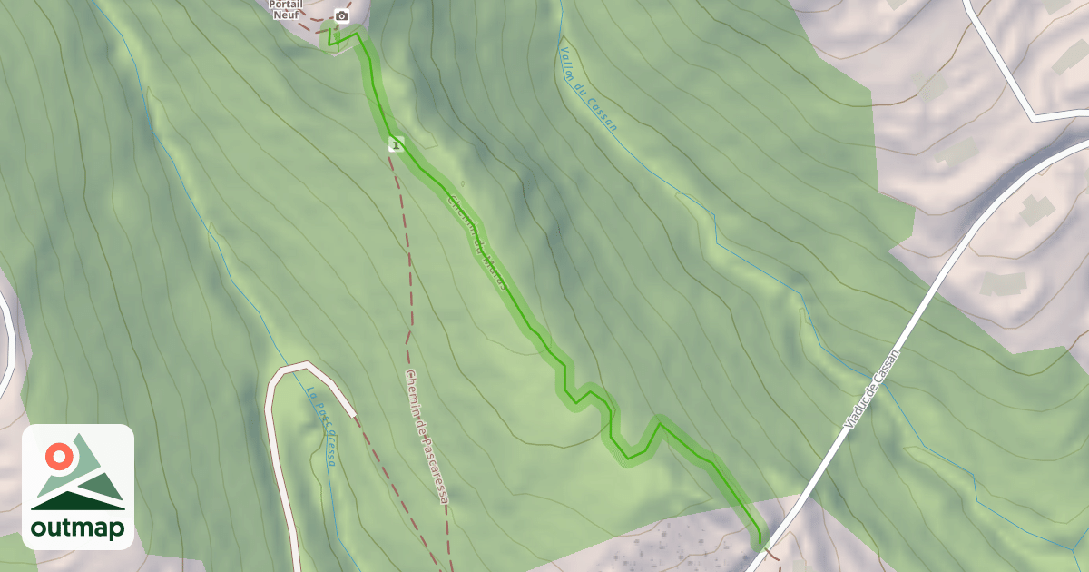 Map of Chemin du Muras