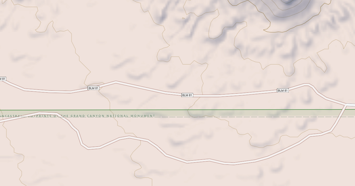 Map preview of BLM National GTLF Public Motorized Roads 2a333de6-a4a2-432c-bb8c-ffa108d10535