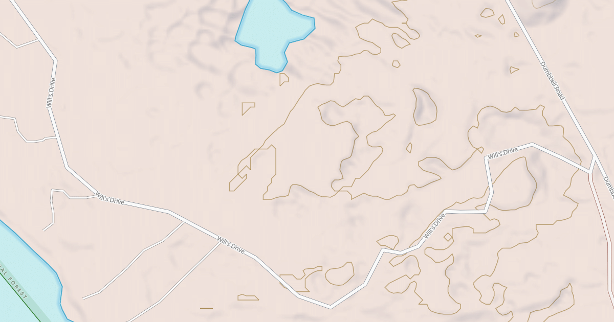 Map preview of DUMBBELL LAKE