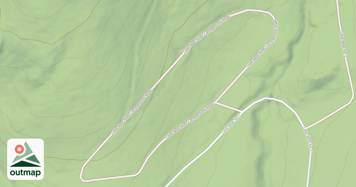 Map of LITTLE BEAR CAMPGROUND