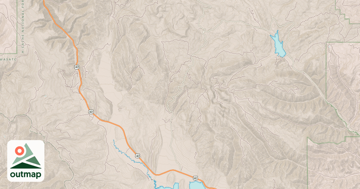 Map of Coop Creek Snomo Groomed