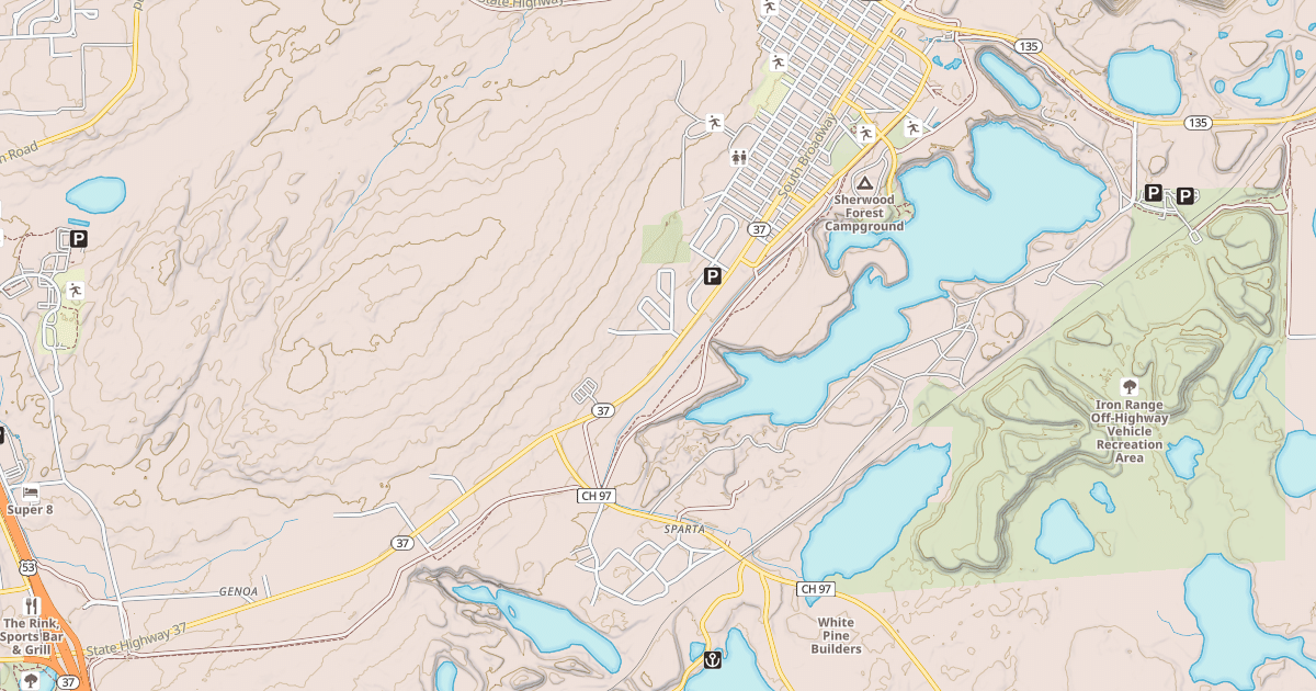 Map preview of Genoa Trail