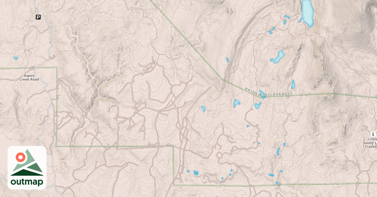 Map of Cd South Snowmobile Trail