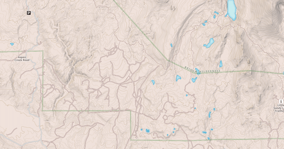 Map preview of Cd South Snowmobile Trail
