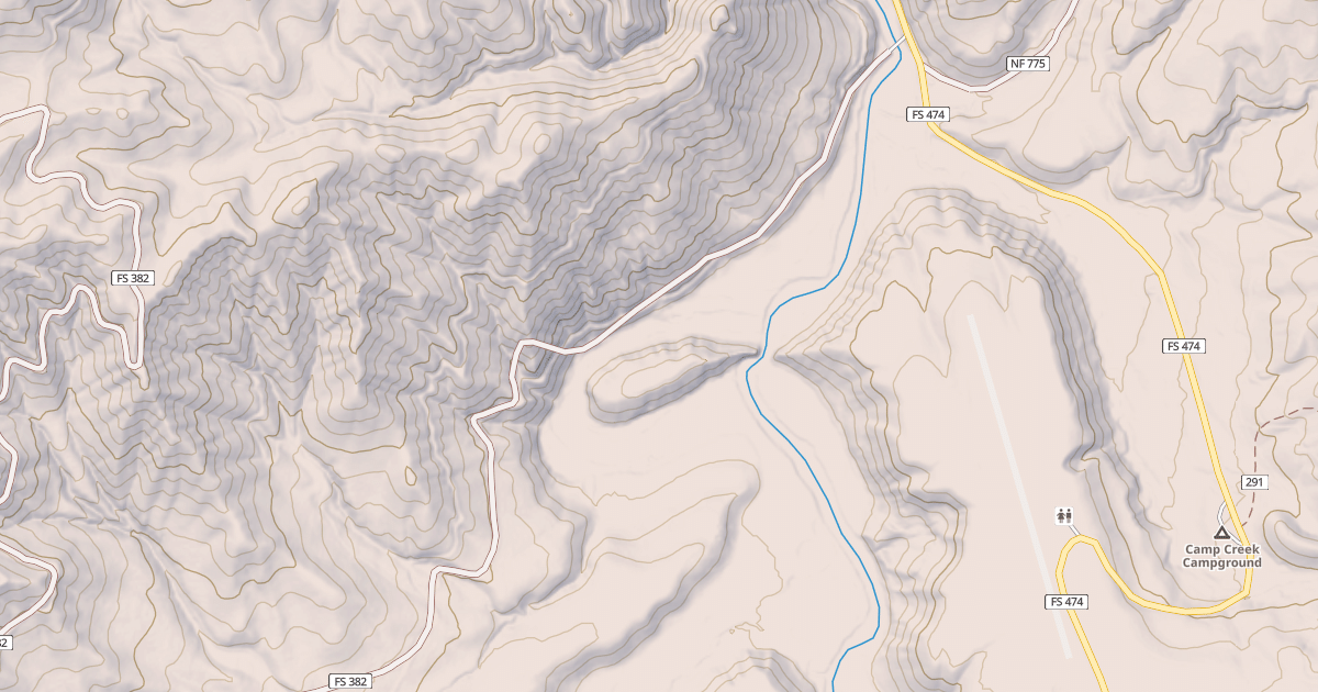Map preview of COUGAR CREEK