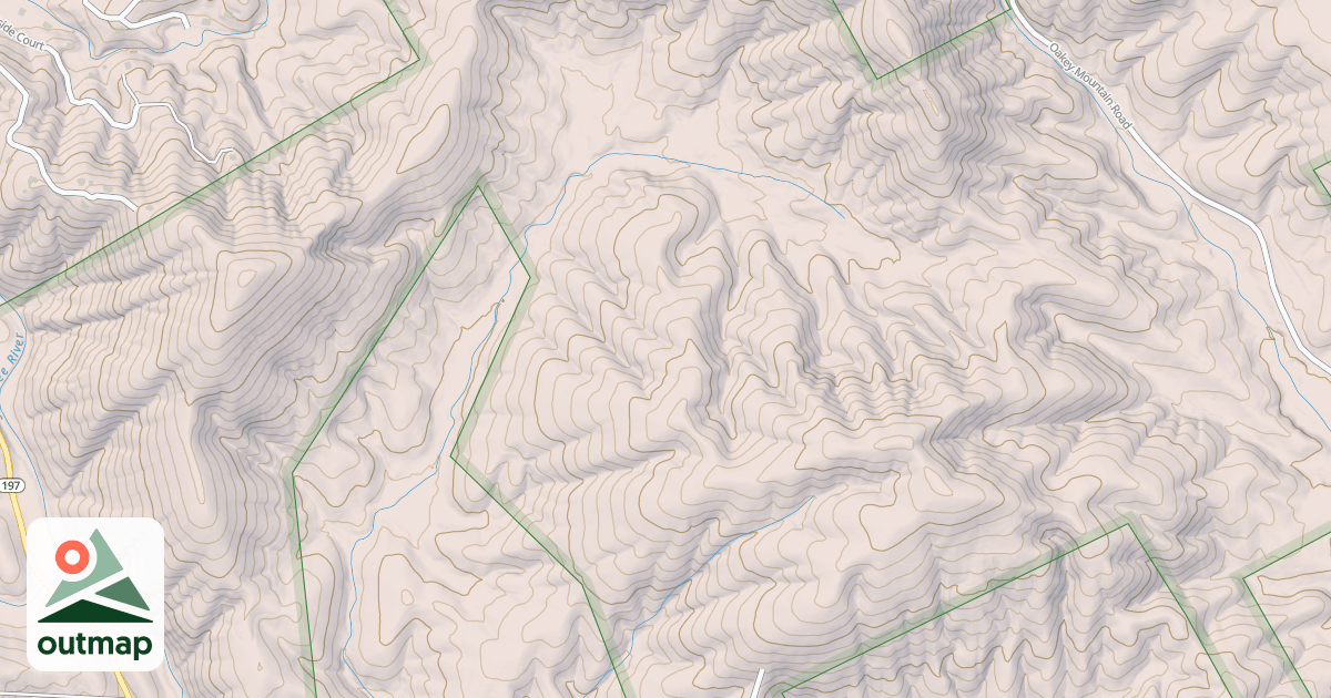 Map of SILLY COOK MTN