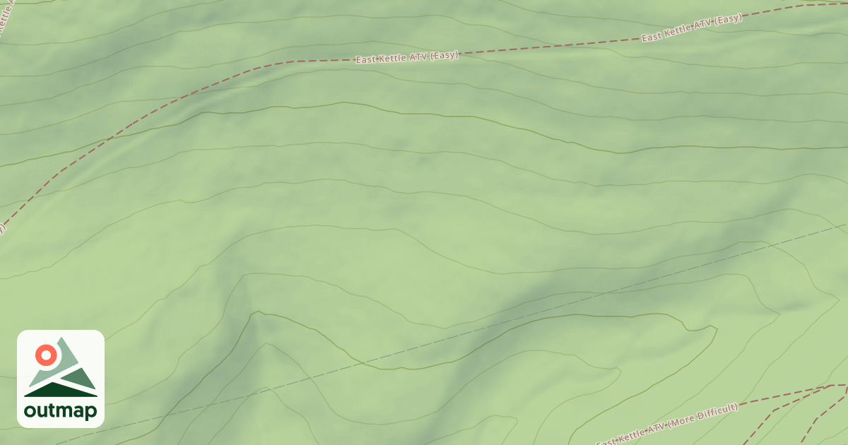 Map of East Kettle ATV Trail System