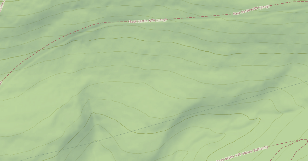 Map preview of East Kettle ATV Trail System