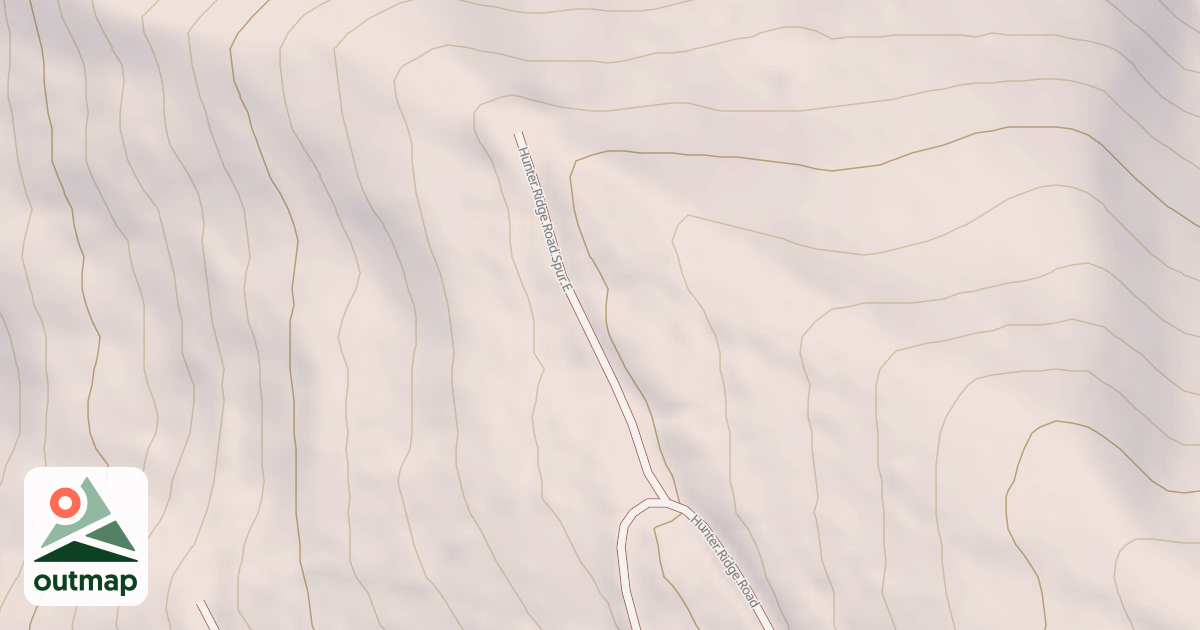 Map of HUNTER RIDGE SPUR E