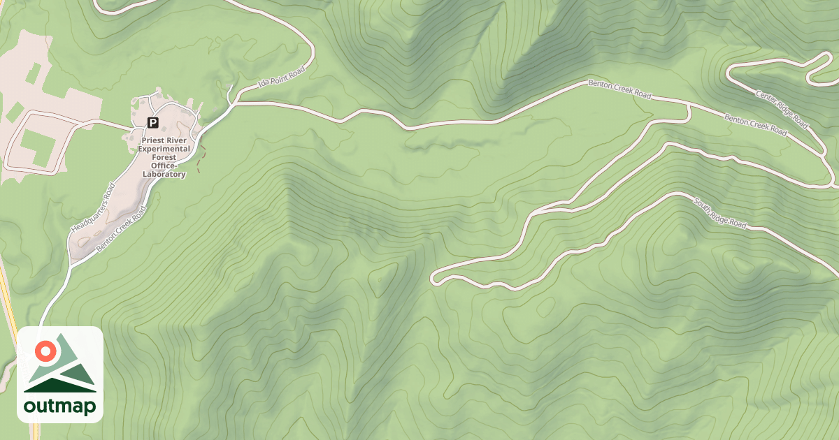 Map of BENTON CREEK