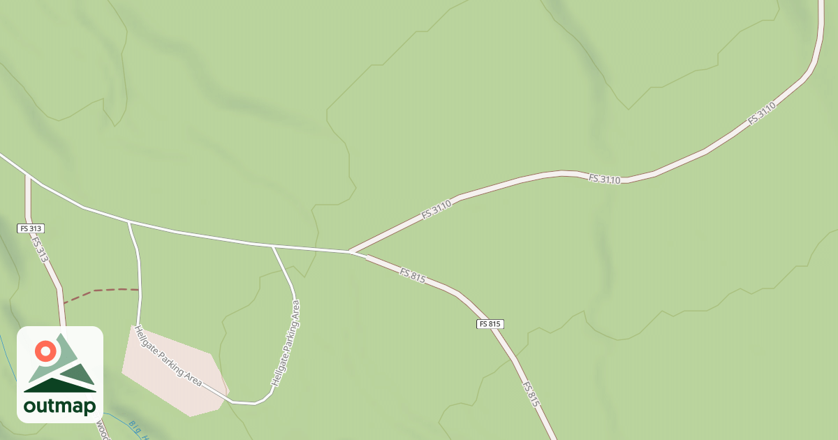 Map of SAWMILL HOLLOW