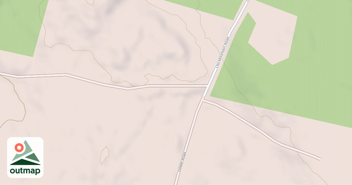 Map of snowmachine trail