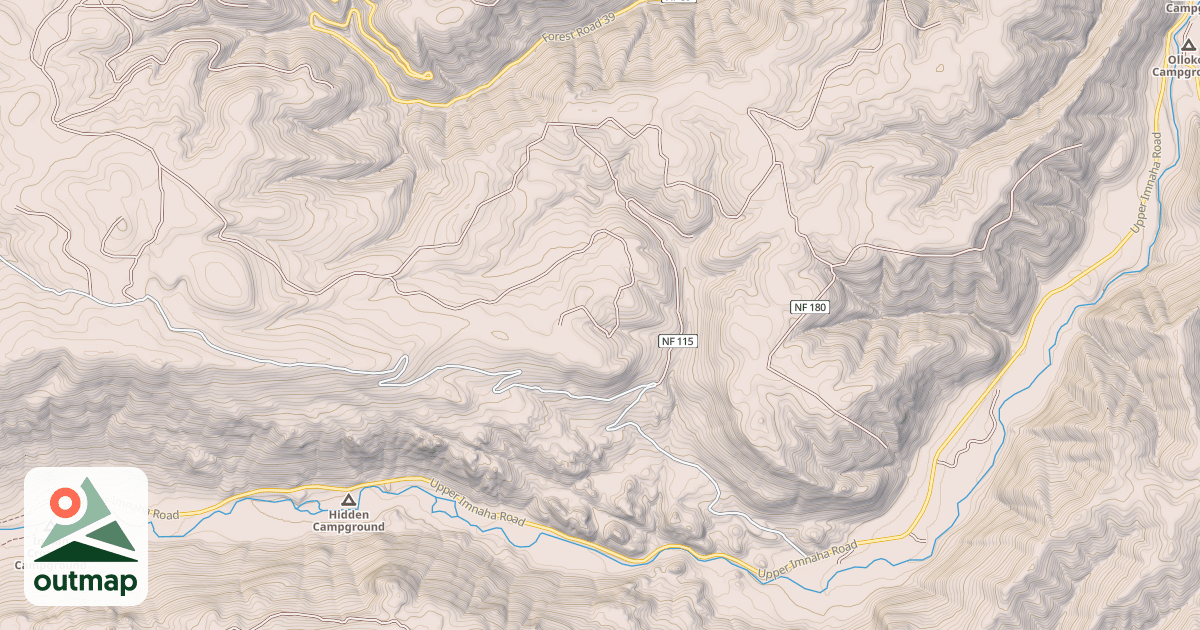 Map of Indian Crossing Snowmobile