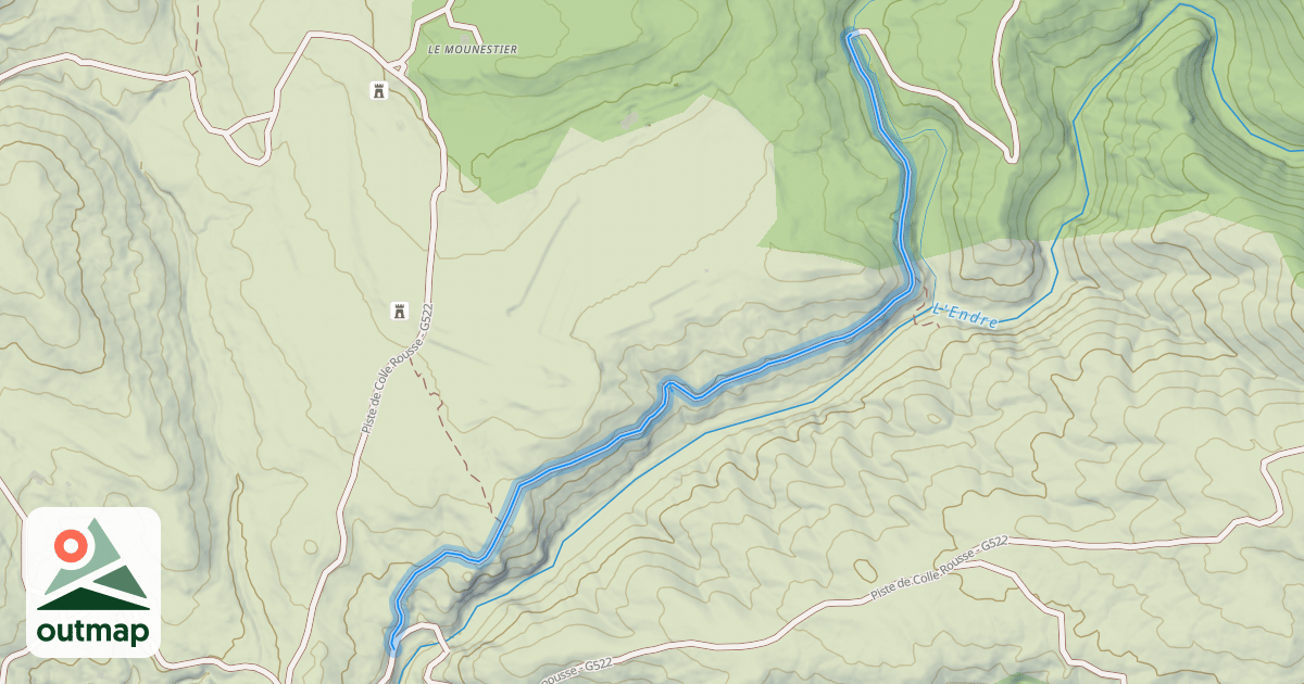 Map of Piste Station Météo - G528