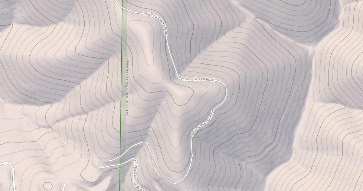 Map preview of FELICIANA MTN ROAD