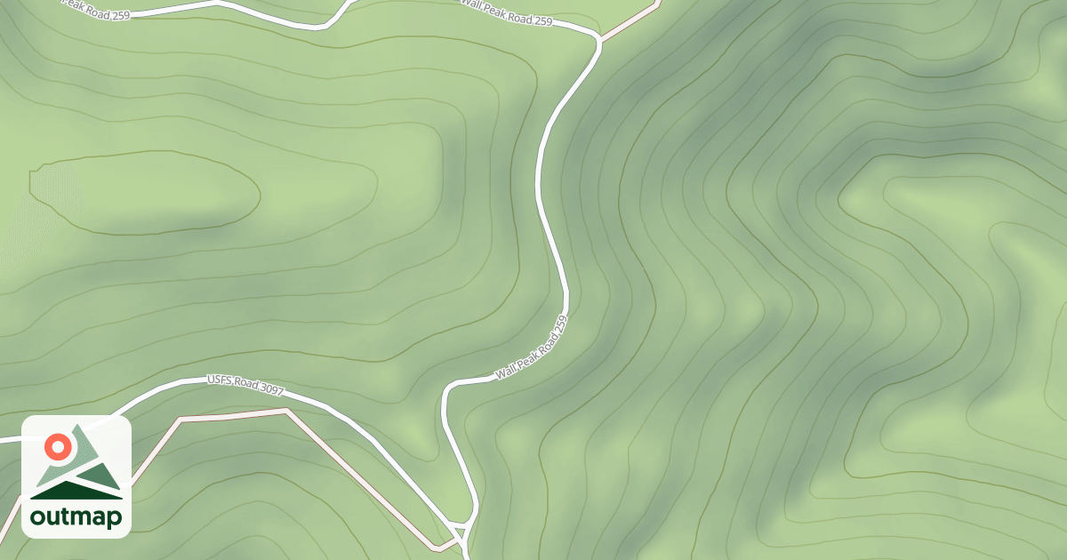 Map of 4th Of July Pass Ohv